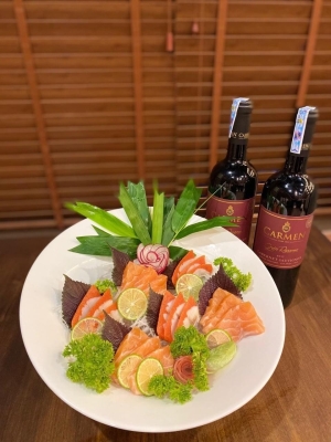 SASHIMI CÁ HỒI LOẠI NHỎ